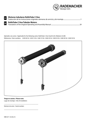 RADEMACHER RolloTube CLIM Traducción De Las Instrucciones Originales