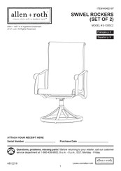 Allen + Roth S-1335C2 Manual De Instrucciones