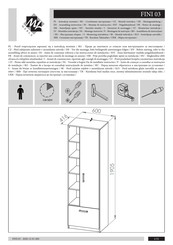 ML MEBLE FINI 03 Montaje De Instrucción