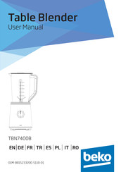 Beko TBN7400B Manual Del Usuario