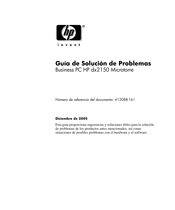 HP dx2150 Guía De Solución De Problemas