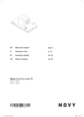 Novy Pure'line Cubic Manual De Instrucciones