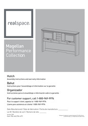 realspace Magellan Performance 956-679 Instrucciones Para El Ensamblaje E Información Sobre La Garantía