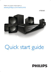 Philips HTB3560 Guia De Inicio Rapido