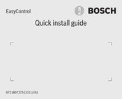 Bosch EasyControl CT200 Guía De Instalación Rápida