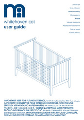 mothercare whitehaven cot Guia Del Usuario