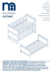 mothercare my choice cot bed Guia Del Usuario