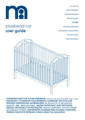 mothercare playbead cot Guia Del Usuario