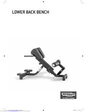 Technogym lower back bench Manual De Instrucciones