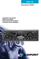 Blaupunkt Honolulu CD50 Instrucciones De Instalación