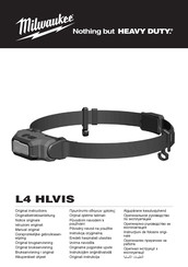 Milwaukee L4 HLVIS Manual Original