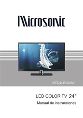 Microsonic LED24LE2416A Manual De Instrucciones