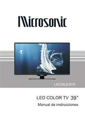 Microsonic LED39LE3918 Manual De Instrucciones