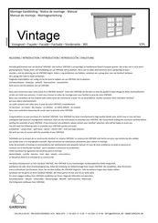 GARDIVAL Vintage 365 Manual De Montaje