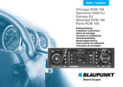 Bosch Blaupunkt Chicago RCM 169 Instrucciones De Instalación