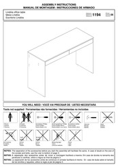 Politorno Lindóia 1194 Instrucciones De Montaje