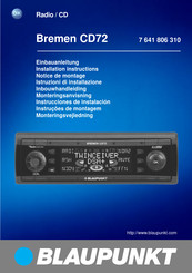 Blaupunkt Bremen CD72 Manual Del Usuario