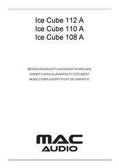 MAC Audio Ice Cube 112 A Modo De Empleo