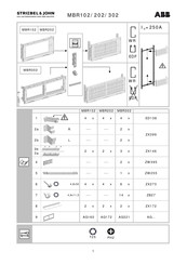 ABB STRIEBEL & JOHN MBR302 Manual De Instrucciones