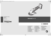 Bosch AdvancedGrind 18 Manual Original