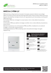 CP Electronics MWS1A-C-PRM-LV Guia De Instalacion