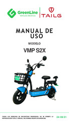 GREENLINE Tailg VMP S2X Manual Del Usuario