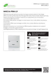 CP Electronics MWS1A-PRM-LV Manual Del Usuario