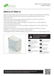 CP Electronics MWS1A-IP-PRM-LV Manual Del Usuario