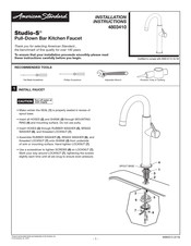 American Standard Studio-S 4803410 Instrucciones De Instalación