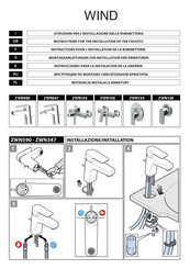 ZUCCHETTI WIND ZWN103 Instrucciones De Instalación