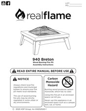 RealFlame 940 Breton Instrucciones De Montaje