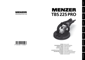 Menzer TBS 225 PRO Manual Original