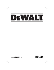 DeWalt D21441 Traducido De Las Instrucciones Originales