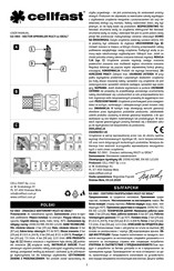 Cellfast IDEAL 52-060 Manual De Usuario
