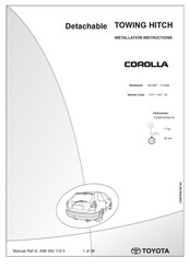 Toyota BRINK 2726 Instrucciones De Montaje