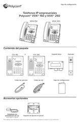 Polycom VVX 150 Manual De Instrucciones