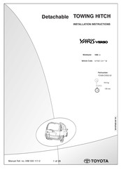 Toyota BRINK 3019 Manual De Instrucciones