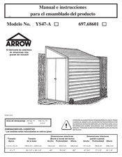 Arrow 697.68601 Serie Manual E Instrucciones Para El Ensamblado Del Producto