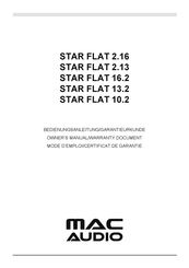 MAC Audio Star Flat 2.16 Manual De Instrucciones