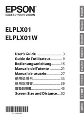 Epson ELPLX01W Manual Del Usuario