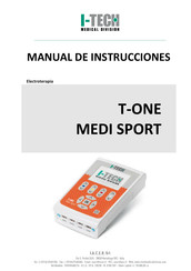 I-Tech T-ONE MEDI SPORT Manual De Instrucciones