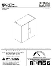 System Build 4194335COM Manual Del Usuario