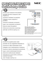 NEC NP61 Guia De Inicio Rapido