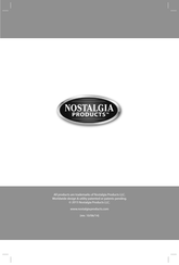 Nostalgia Products Vintage Collection OFP801 Instrucciones Y Recetas