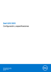 Dell G15 5511 Configuración Y Especificaciones
