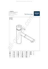 Grohe CONCETTO 31 129 Manual De Instrucciones