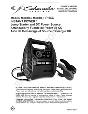 Schumacher Electric INSTANT POWER IP-95C Manual Del Usuario