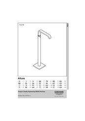 Grohe Allure 13 218 Manual De Instrucciones