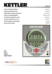 Kettler SM 33 68 Serie Instrucciones De Entrenamiento Y Manejo