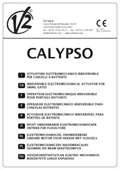 V2 CALYPSO 500-120V Manual De Instrucciones